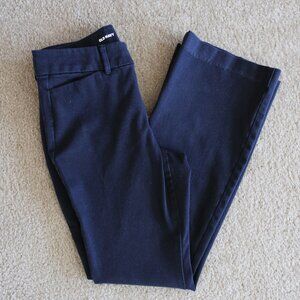 Old Navy High-Waisted Pixie Flare Pants, Navy, 6P